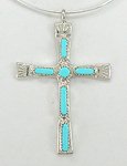 Navajo Turquoise Cross