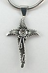 Sterling Silver Native American Navajo cross pendant