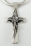 Sterling Silver Native American Navajo cross pendant