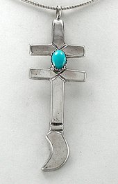Navajo Turquoise  Cross
