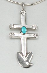Navajo Turquoise  Cross