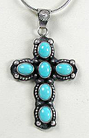 Navajo Turquoise Cross