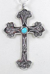 Navajo Turquoise  Cross