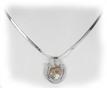Navajo Man-In-A-Maze Sterling Silver Pin Pendant