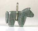 Serpentine Horse Pendant