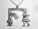 Navajo Lapis Lazuli Sterling Silver Necklace