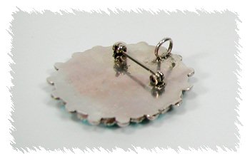 Hand made Native American Indian Jewelry; Navajo Sterling Silver horse pin pendant