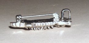 Hand made Native American  Navajo Indian Jewelry; Navajo Sterling Silver Turquoise Horned Lizard pin pendant