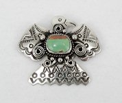 Hand made Native American Indian Jewelry; Navajo Sterling Silver horse pin