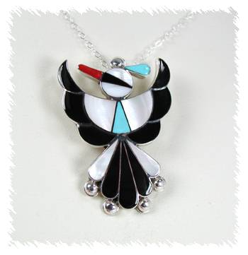 Hand made Native American  Zuni Indian Jewelry; Navajo Sterling Silver Sunface Gods Eye pin pendant