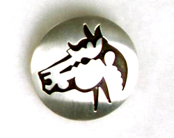 Hand Made Native American Indian Sterling Silver Horse Pins