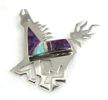 Hand made Native American Indian Jewelry; Navajo Sterling Silver horse pin