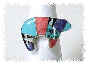 Navajo Abalone Inlay Ring