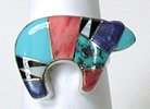 Sterling Silver Zuni Inlay Rings