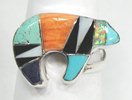 Sterling Silver Zuni Inlay Rings