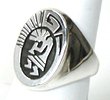Sterling Silver Zuni Inlay Rings