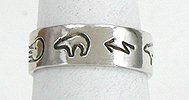 Sterling Silver Zuni Inlay Rings