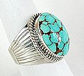 Sterling Silver Zuni Inlay Rings