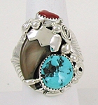 Sterling Silver Zuni Inlay Rings