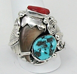 Sterling Silver Zuni Inlay Rings