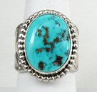 Sterling Silver Navajo turquoise Ring