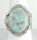 Sterling Silver Navajo turquoise Ring