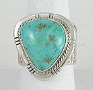 Sterling Silver Navajo turquoise Ring