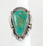 Sterling Silver Navajo Royston turquoise ring