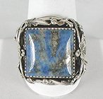 Sterling Silver Navajo Lapis Lazuli  Ring