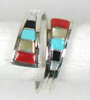 Sterling Silver Zuni Inlay Rings