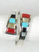 Zuni Inlay Rings