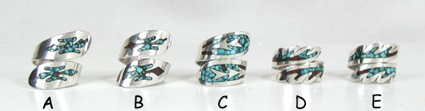Navajo Inlay Rings