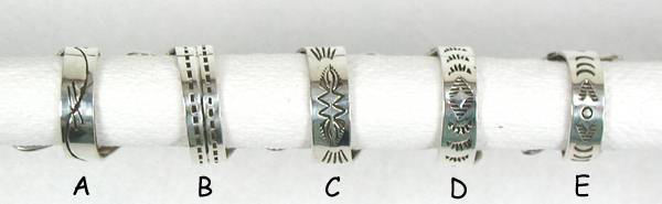 Navajo Inlay Rings