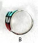 Zuni Inlay Rings