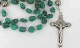 Native American Indian sterling silver turquoise rosary