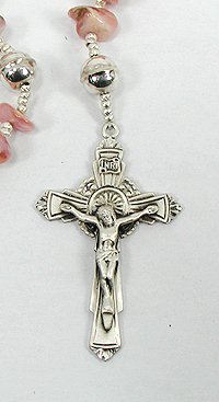 Navajo Pink Shell Rosary