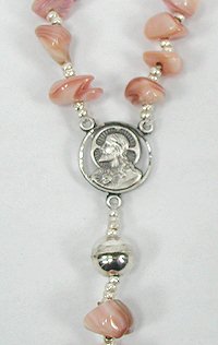 Navajo Pink Shell Rosary