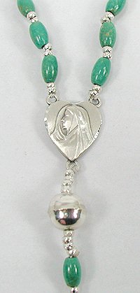 Navajo Pink Shell Rosary