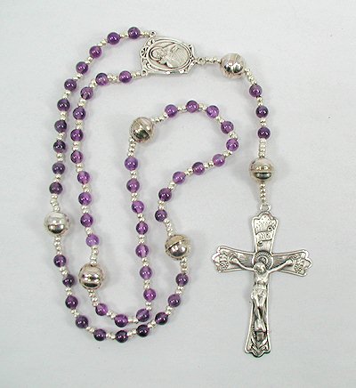 Navajo Pink Shell Rosary