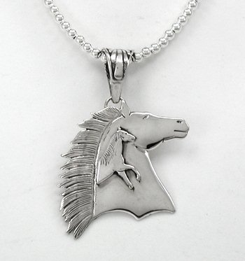 Horse Head Necklace