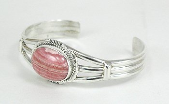 Native American Navajo Rhodochrosite  pendant bracelet set