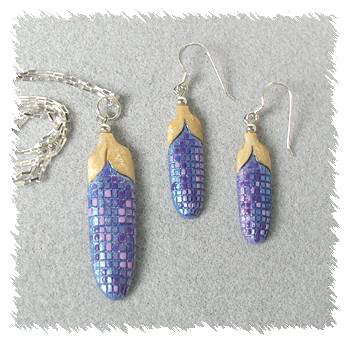 Hand carved bone feather pendant