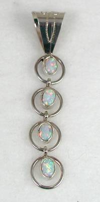 Tuquoise Mountain Bracelet and Pendant set made by Native American Indians, Sterling Silver