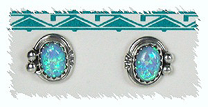 Native American Navajo Opal bracelet, pendant, earrings set
