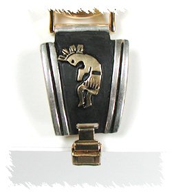 Hand made Native American Indian Jewelry; Navajo Sterling Silver Watch