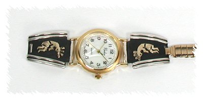 Hand made Native American Indian Jewelry; Navajo Sterling Silver Watch