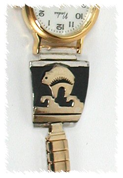 Hand made Native American Indian Jewelry; Navajo Sterling Silver Watch
