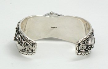Hand made Native American Indian Jewelry; Zuni Sterling Silver Watch