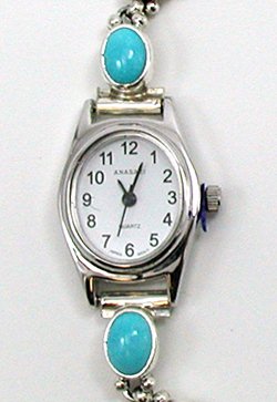 Hand made Native American Indian Jewelry; Sterling Silver Watch