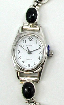 Hand made Native American Indian Jewelry; Sterling Silver Watch